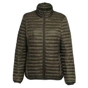 2786 Womens/Ladies Tribe  Fineline Padded Jacket / Olive